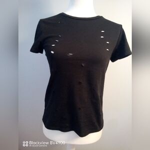 Lulus black short sleeve tee. XS